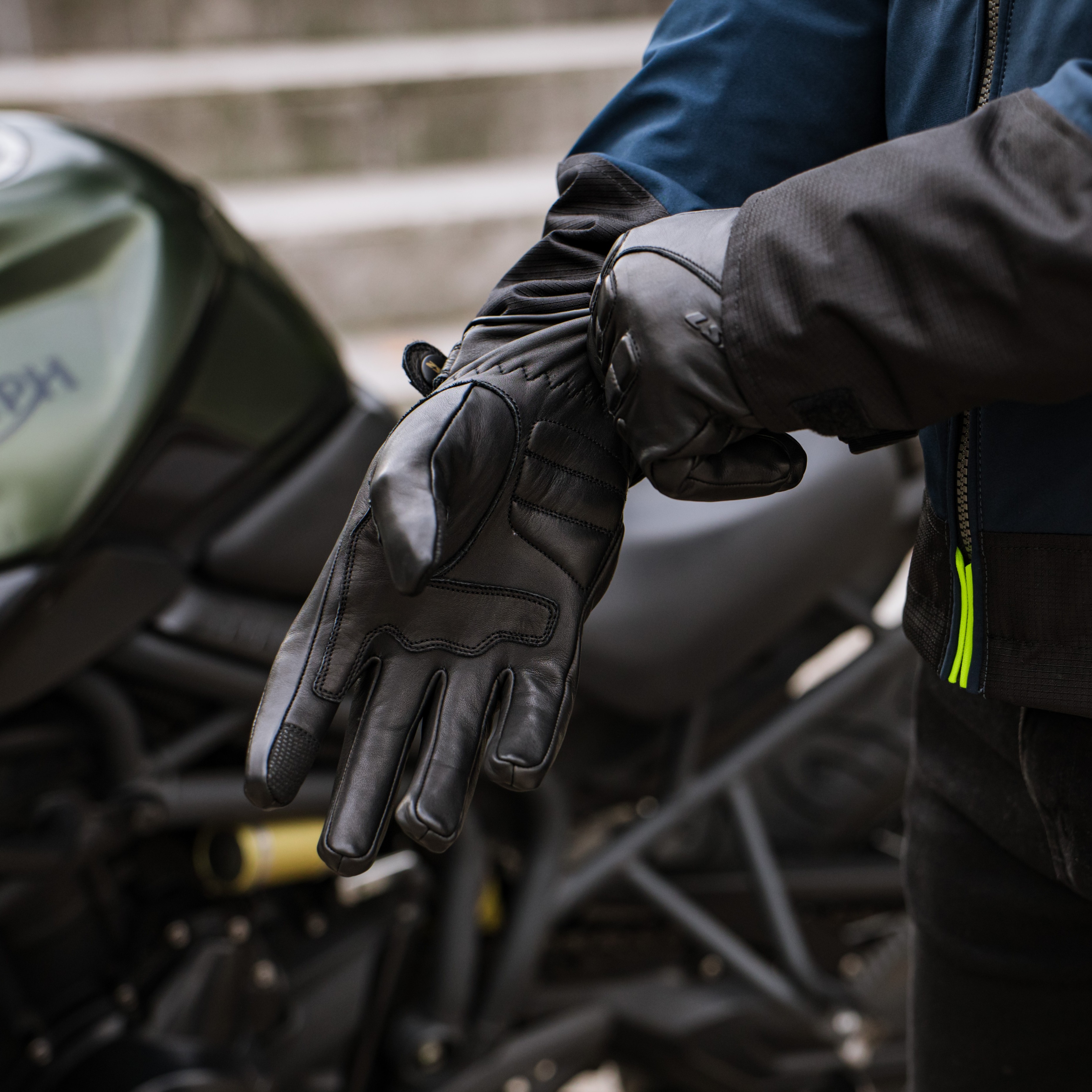 Guante Ls2 Jazz Hombre / Negro